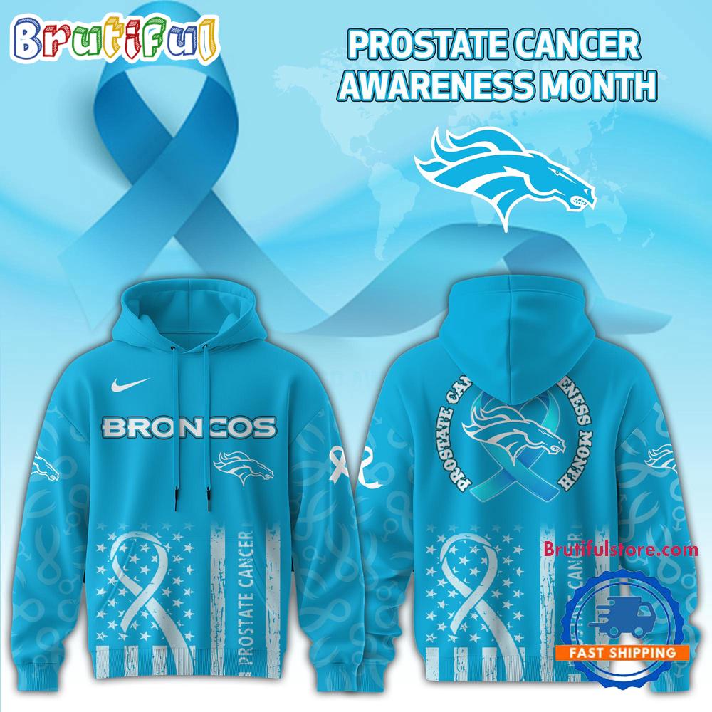 Sportswearmerch Denver Broncos NFL Prostate Cancer Awareness Hoodie For Fan