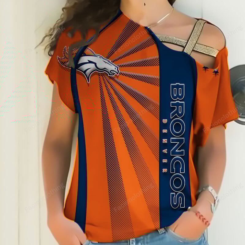 Sportswearmerch Denver Broncos NFL Strapless Short Sleeve Personalized For Fan