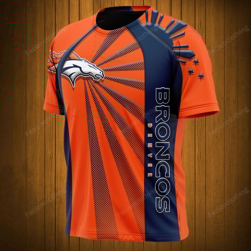 Sportswearmerch Denver Broncos NFL T-shirt Personalized For Fan