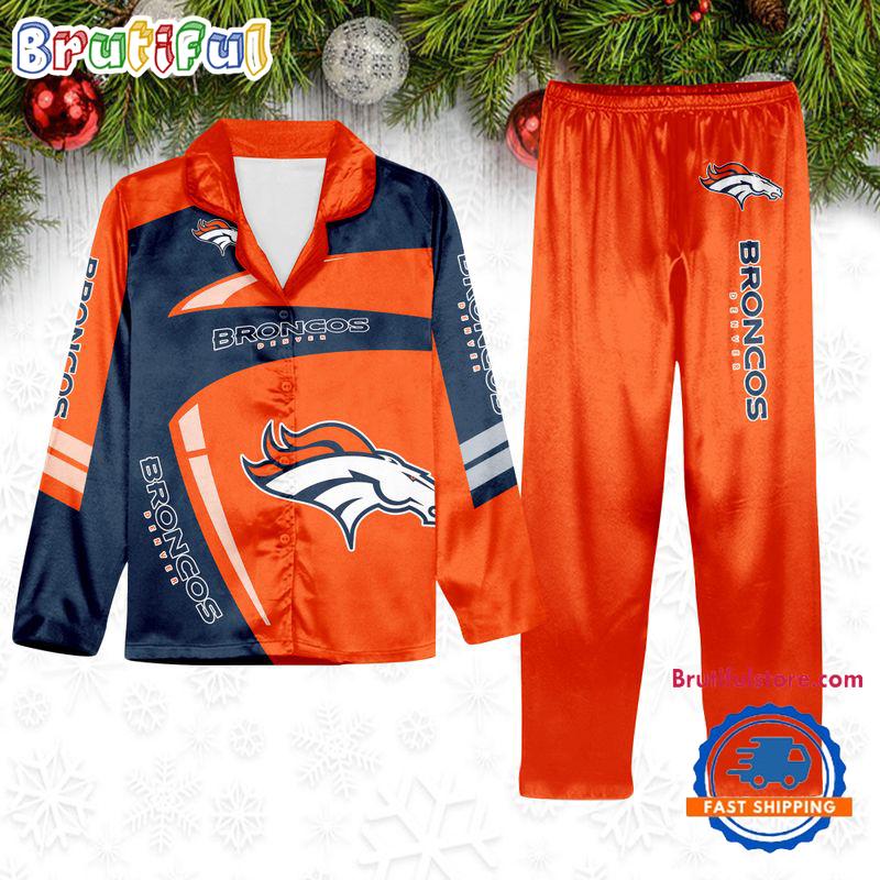 Sportswearmerch Denver Broncos NFL Winter Season Personalized Pajamas Set For Fan