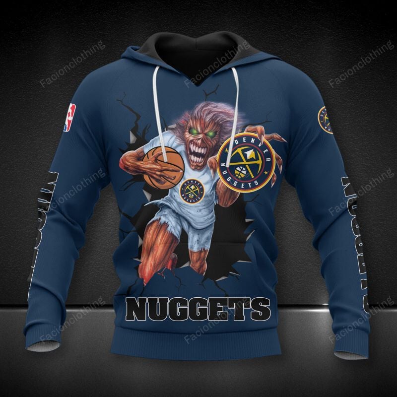 Sportswearmerch Denver Nuggets NBA Personalized Hoodie For Fan
