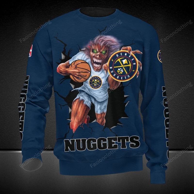 Sportswearmerch Denver Nuggets NBA Personalized Sweater For Fan