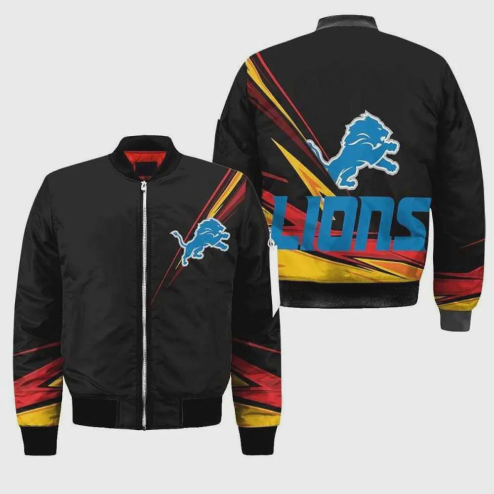 Sportswearmerch Detroit Lions NFL Bomber Jacket For Fan