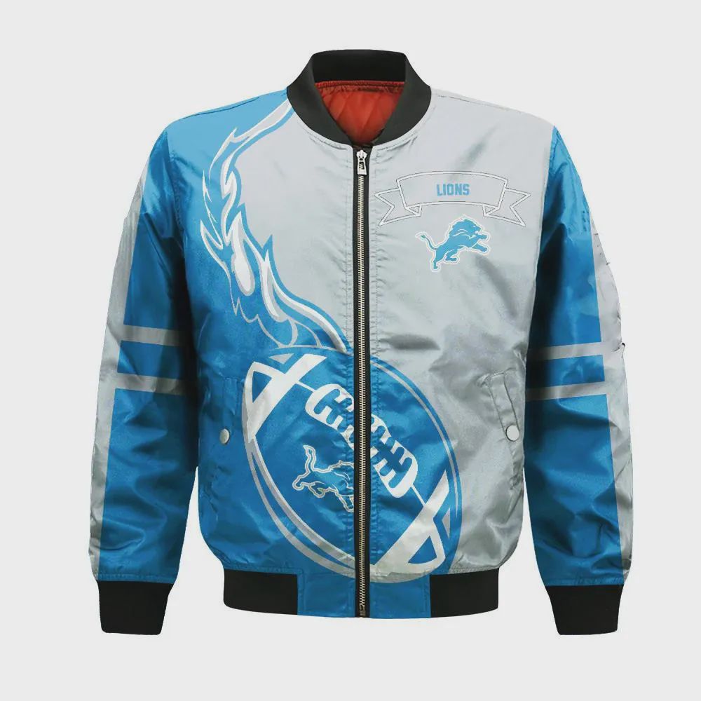 Sportswearmerch Detroit Lions NFL Bomber Jacket For Fan