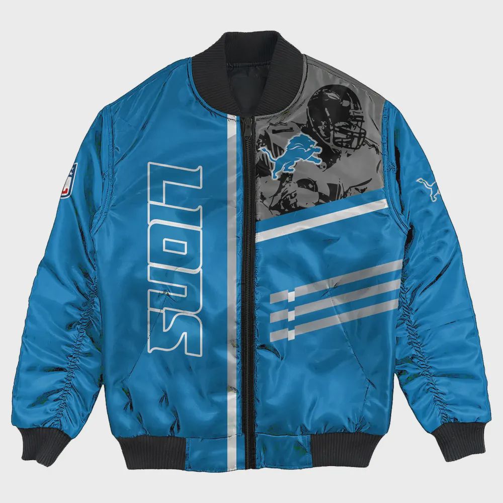Sportswearmerch Detroit Lions NFL Bomber Jacket For Fan