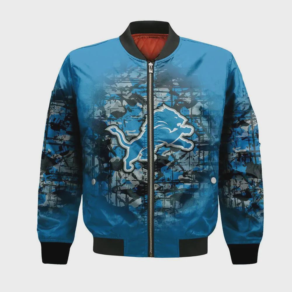 Sportswearmerch Detroit Lions NFL Bomber Jacket For Fan