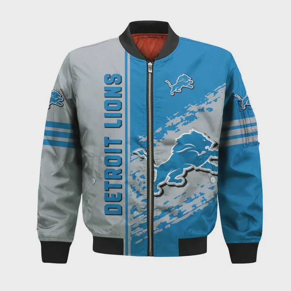 Sportswearmerch Detroit Lions NFL Bomber Jacket For Fan
