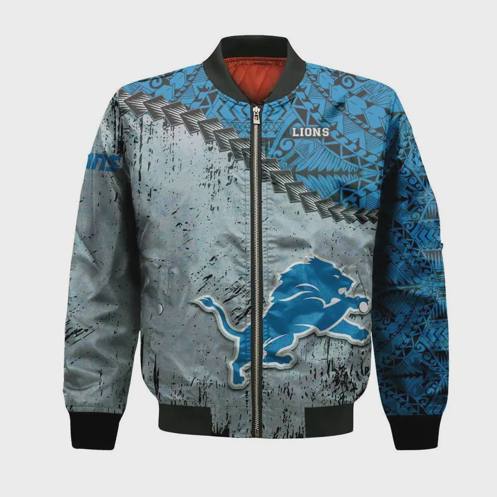Sportswearmerch Detroit Lions NFL Bomber Jacket For Fan