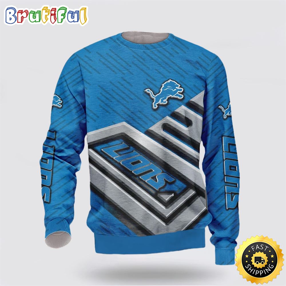 Sportswearmerch Detroit Lions NFL Crewneck Sweater For Fan