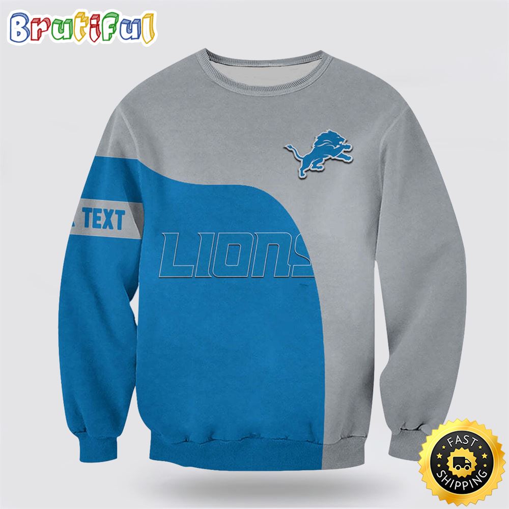 Sportswearmerch Detroit Lions NFL Crewneck Sweater For Fan