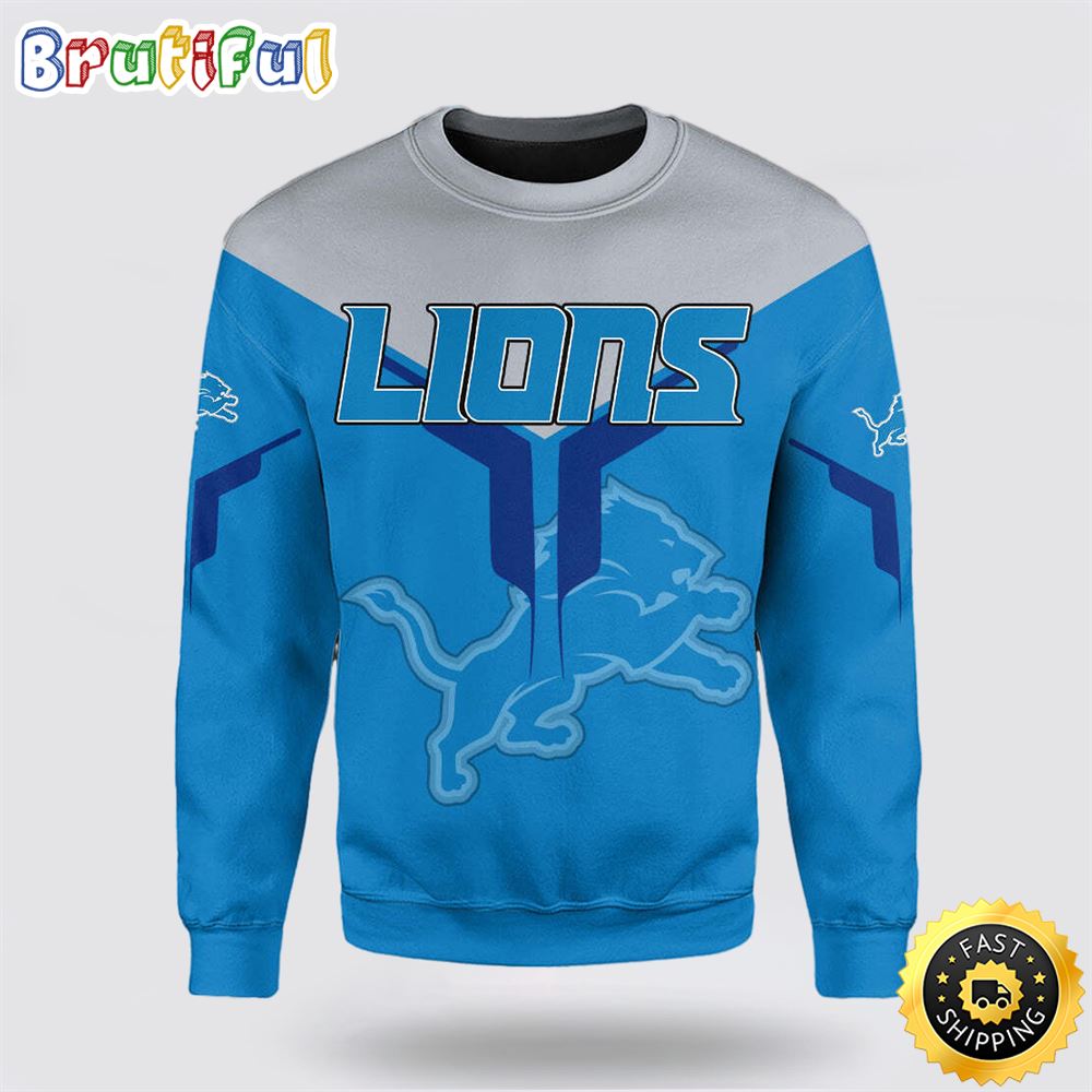 Sportswearmerch Detroit Lions NFL Crewneck Sweater For Fan