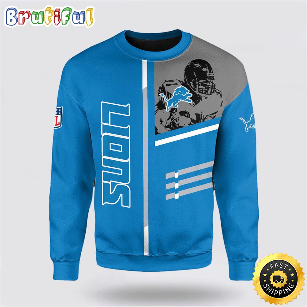 Sportswearmerch Detroit Lions NFL Crewneck Sweater For Fan