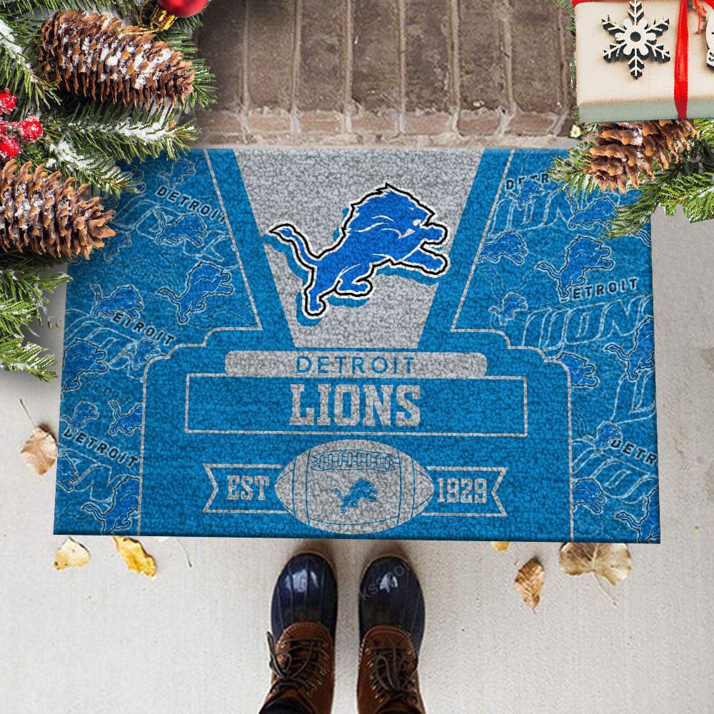 Sportswearmerch Detroit Lions NFL Doormat For Fan