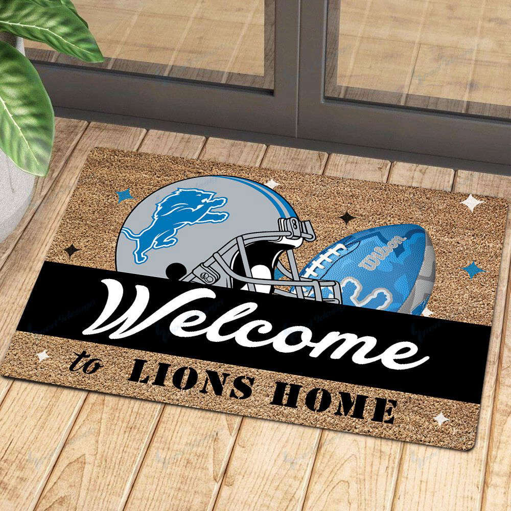 Sportswearmerch Detroit Lions NFL Doormat For Fan