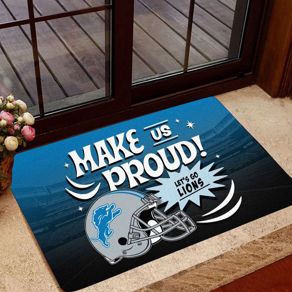 Sportswearmerch Detroit Lions NFL Doormat For Fan