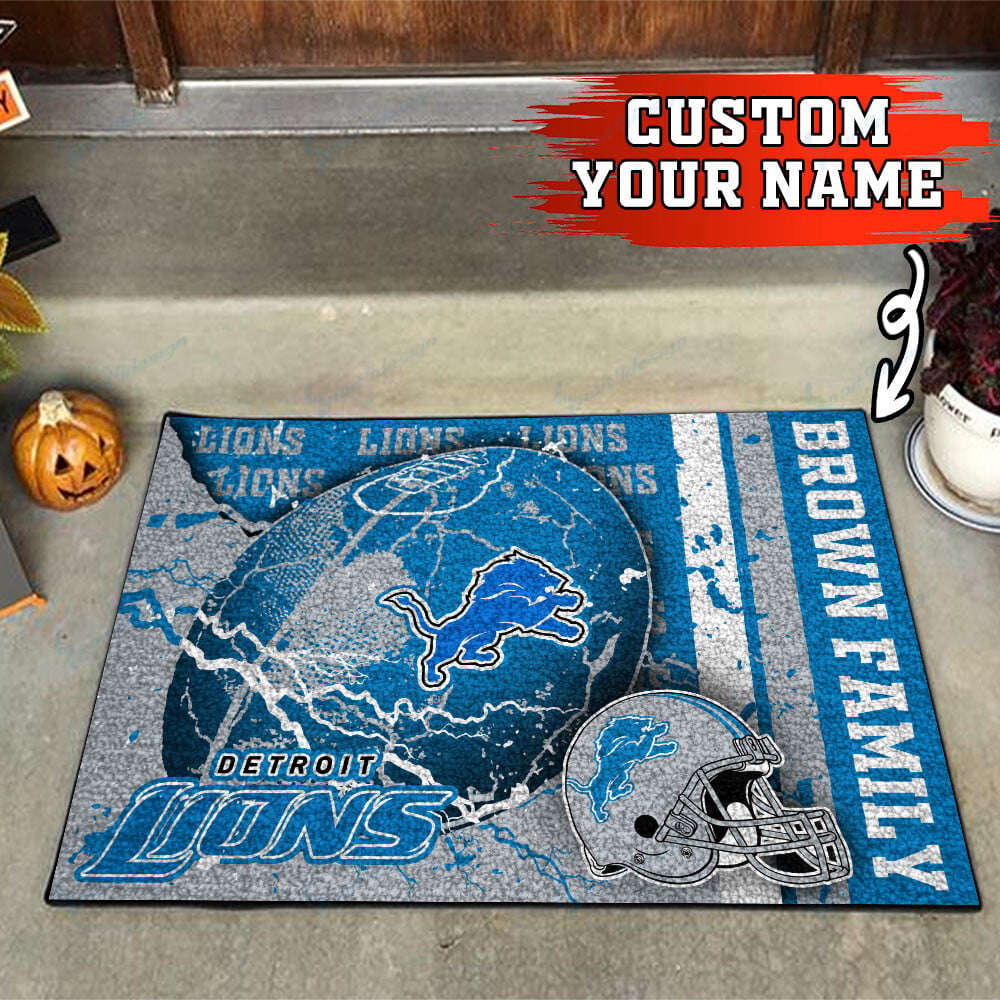 Sportswearmerch Detroit Lions NFL Doormat For Fan
