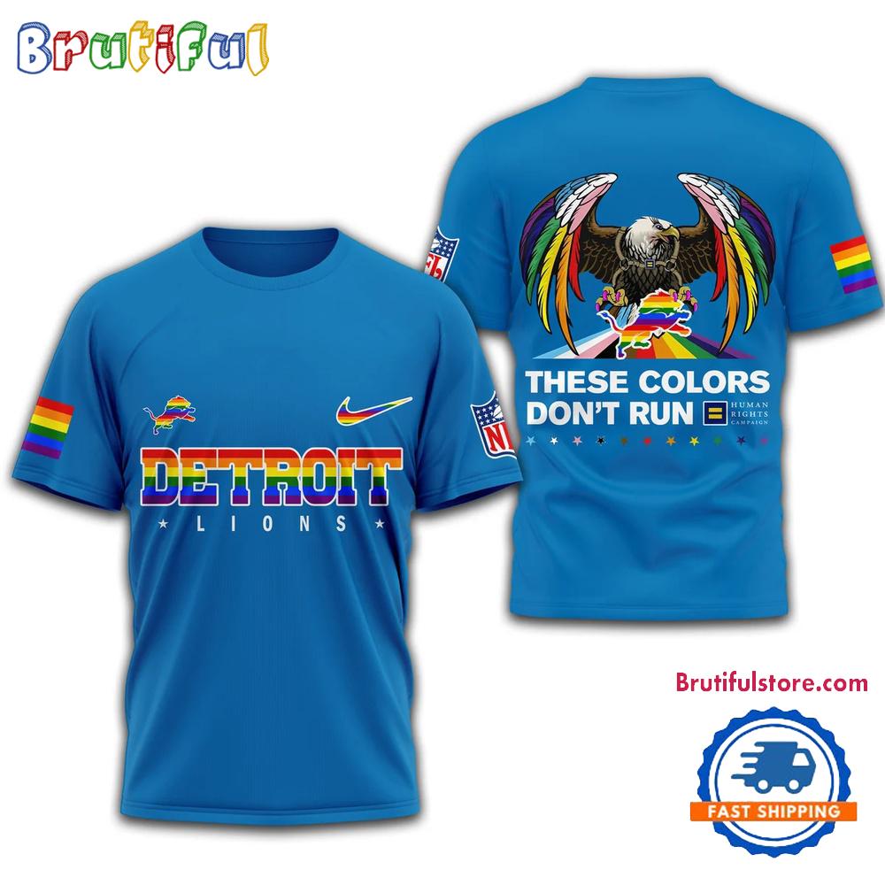 Sportswearmerch Detroit Lions NFL Football Campaign LGBT T-Shirt For Fan