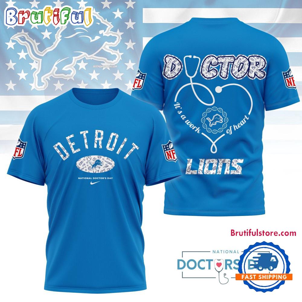 Sportswearmerch Detroit Lions NFL National Doctors Day T-shirt For Fan