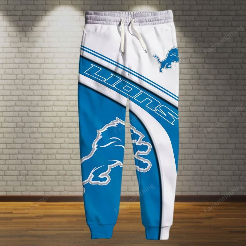 Sportswearmerch Detroit Lions NFL Personalized Long Pant For Fan