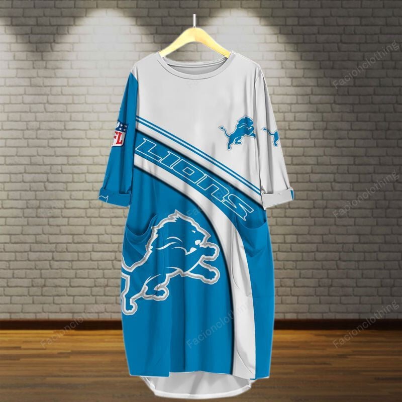 Sportswearmerch Detroit Lions NFL Personalized Pocket Tanktop For Fan