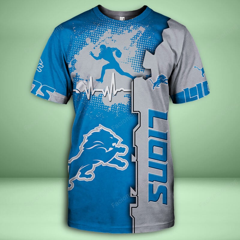 Sportswearmerch Detroit Lions NFL Personalized Short PantT-shirt For Fan
