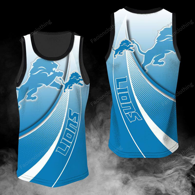 Sportswearmerch Detroit Lions NFL Personalized Tanktop For Fan
