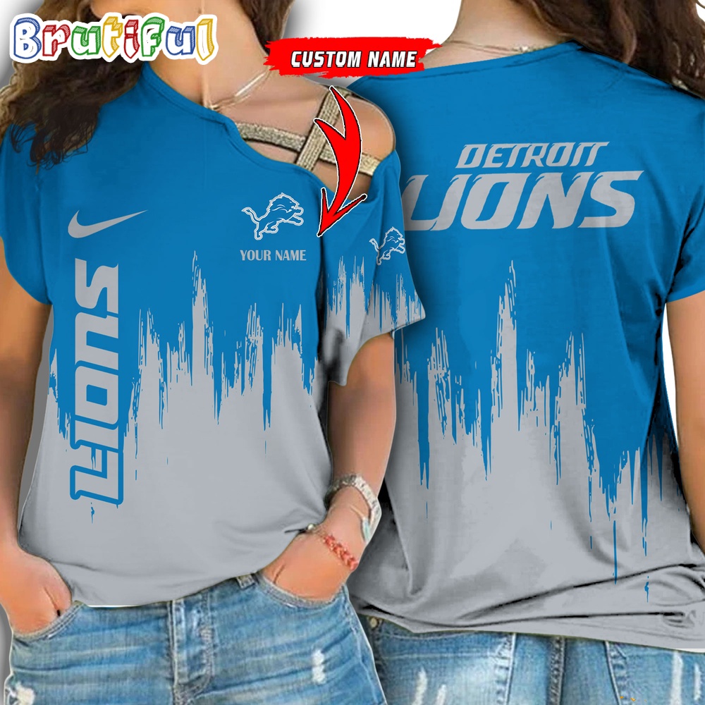 Sportswearmerch Detroit Lions NFL Strapless Sleeve Short For Fan