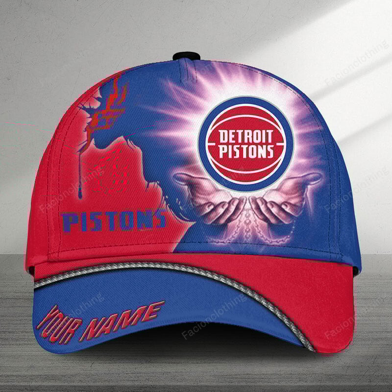 Sportswearmerch Detroit Pistons NBA Personalized Classic Cap For Fan
