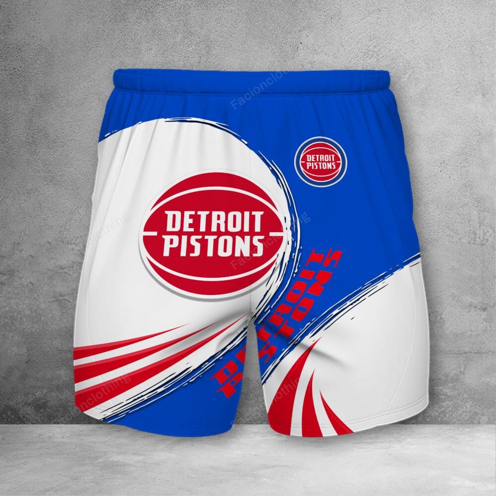 Sportswearmerch Detroit Pistons NBA Personalized Short Pant For Fan