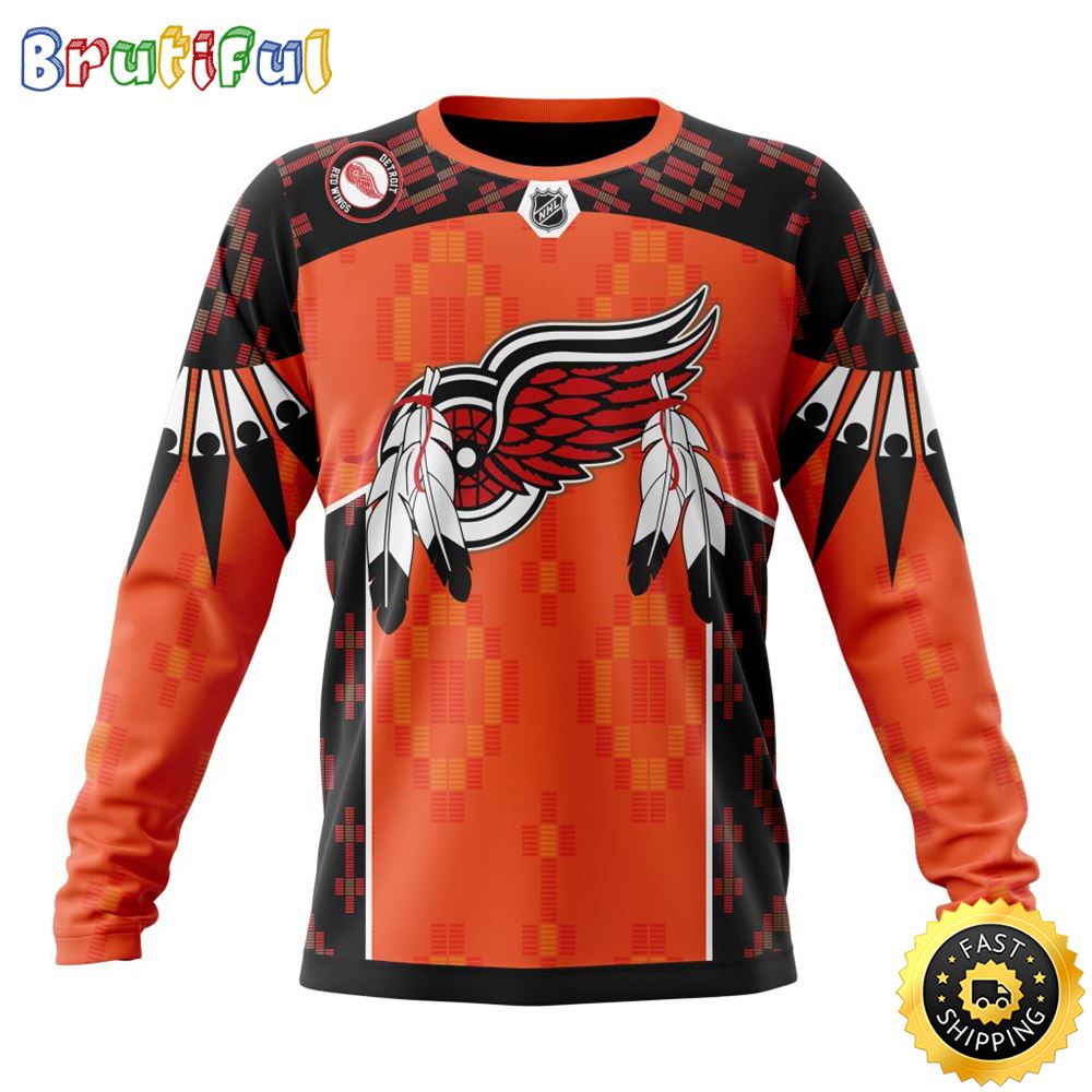 Sportswearmerch Detroit Red Wings NHL Child Lives Matter Personalized Sweater For Fan