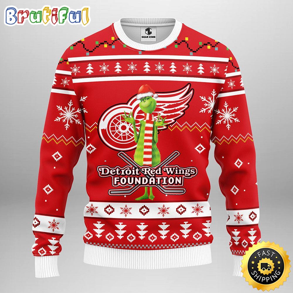 Sportswearmerch Detroit Red Wings NHL Christmas Sweater For Fan