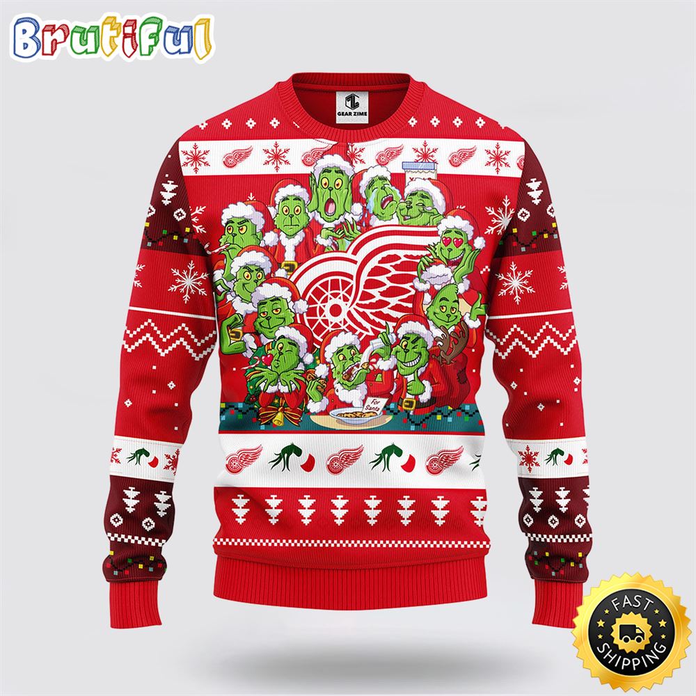 Sportswearmerch Detroit Red Wings NHL Christmas Sweater For Fan
