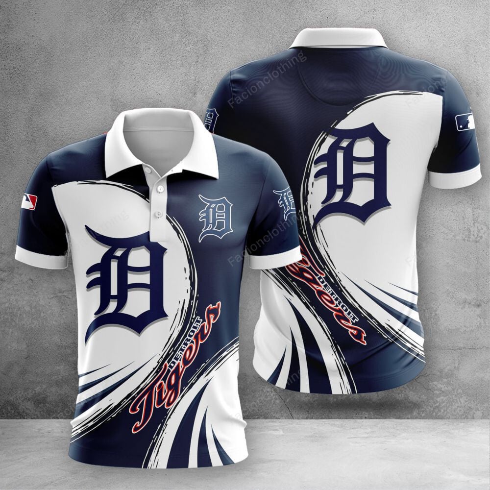 Sportswearmerch Detroit Tigers MLB Personalized Polo Shirt For Fan