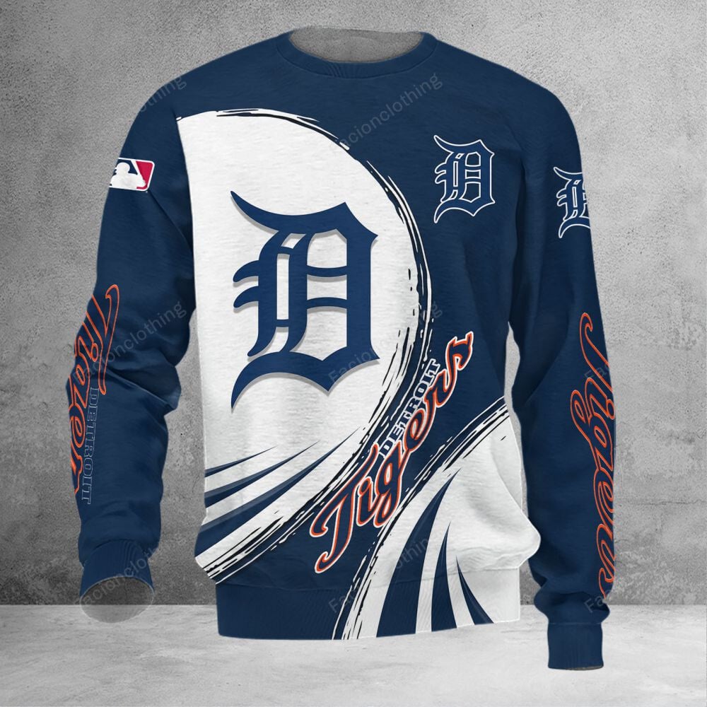 Sportswearmerch Detroit Tigers MLB Personalized Sweater For Fan
