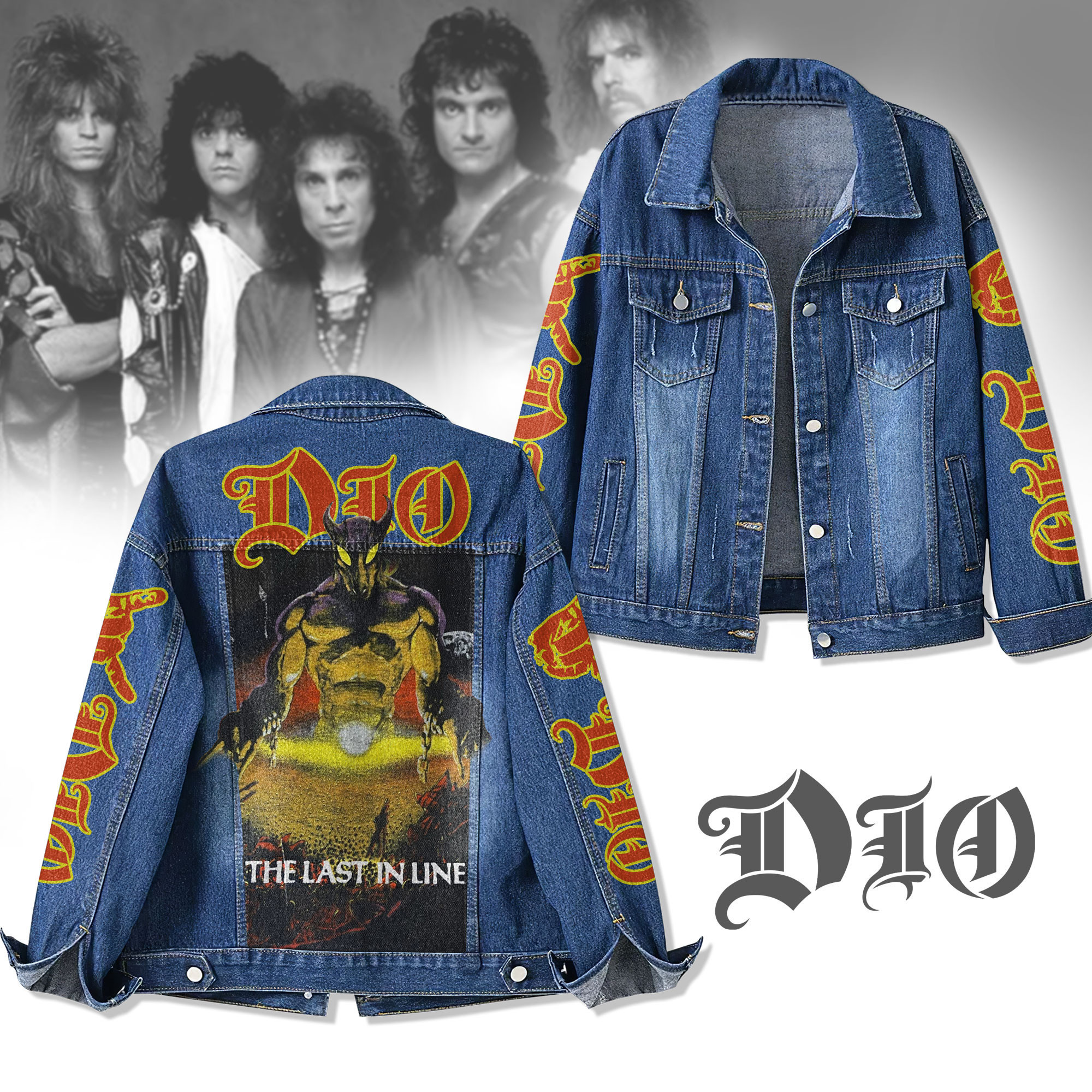 Sportswearmerch Dio Denim Jacket Gift For Fans