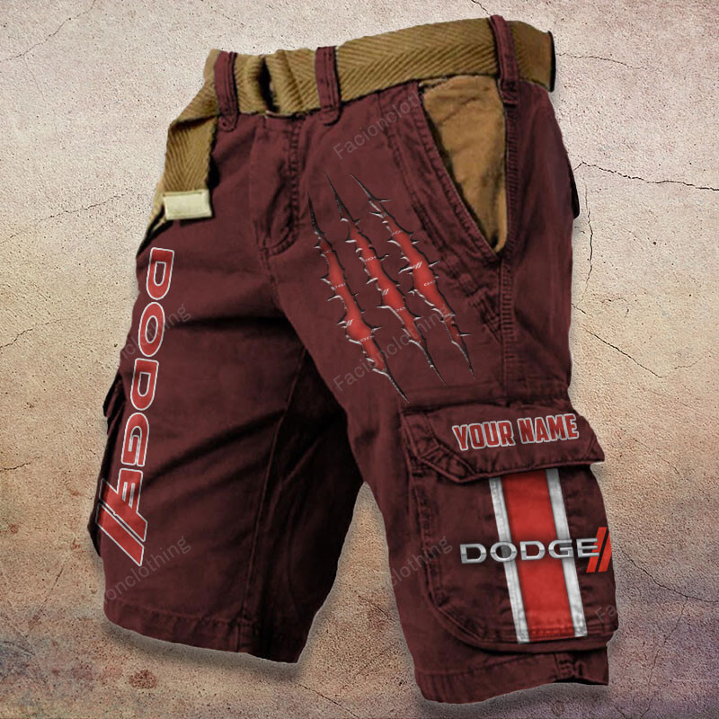 Sportswearmerch Dodge Car Denim Short For Fan