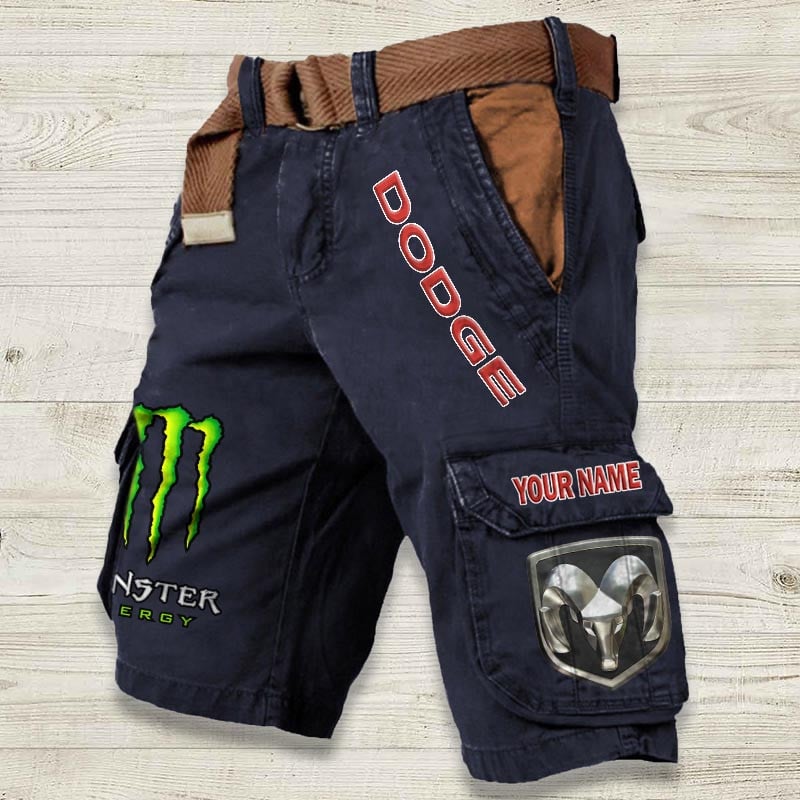 Sportswearmerch Dodge Car Denim Short For Fan