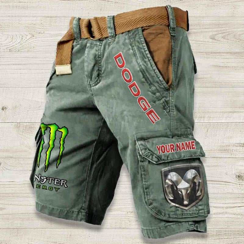 Sportswearmerch Dodge Car Denim Short For Fan