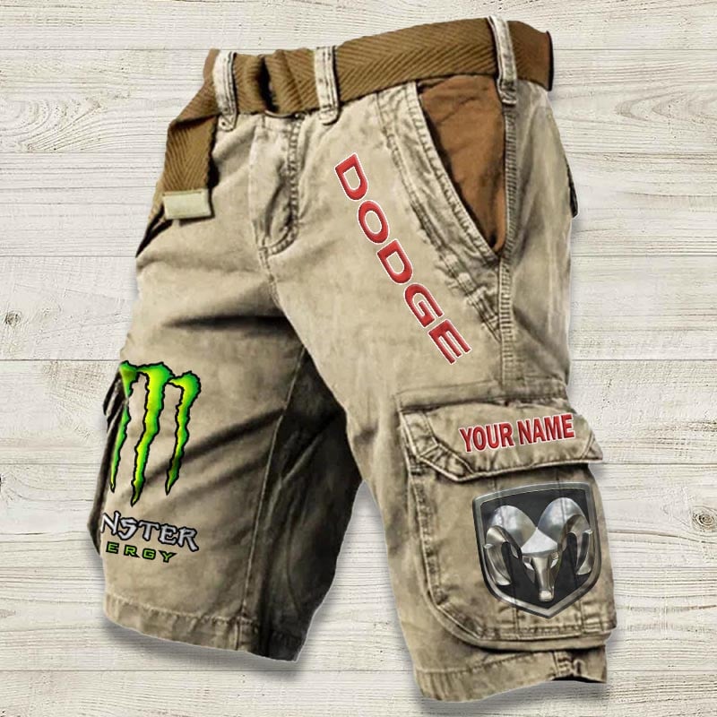 Sportswearmerch Dodge Car Denim Short For Fan