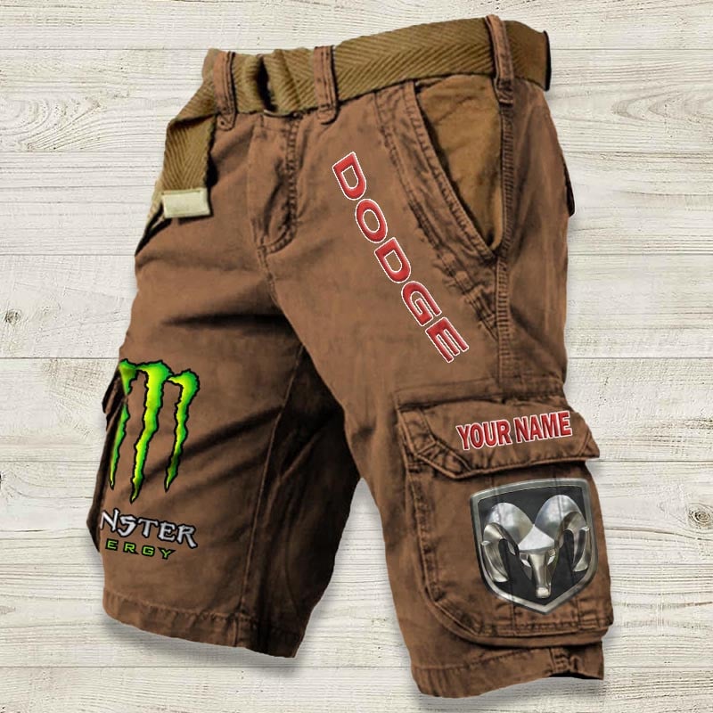 Sportswearmerch Dodge Car Denim Short For Fan