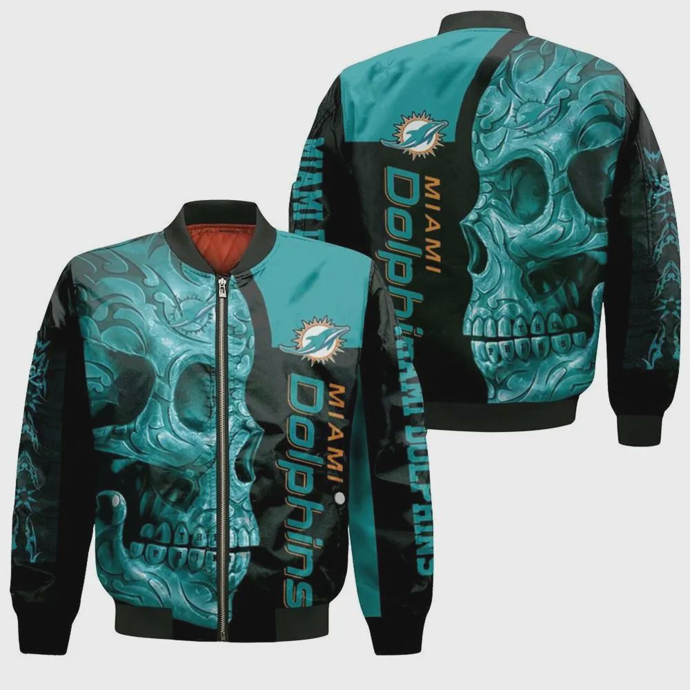 Sportswearmerch Dolphins Miami NFL Bomber Jacket For Fan