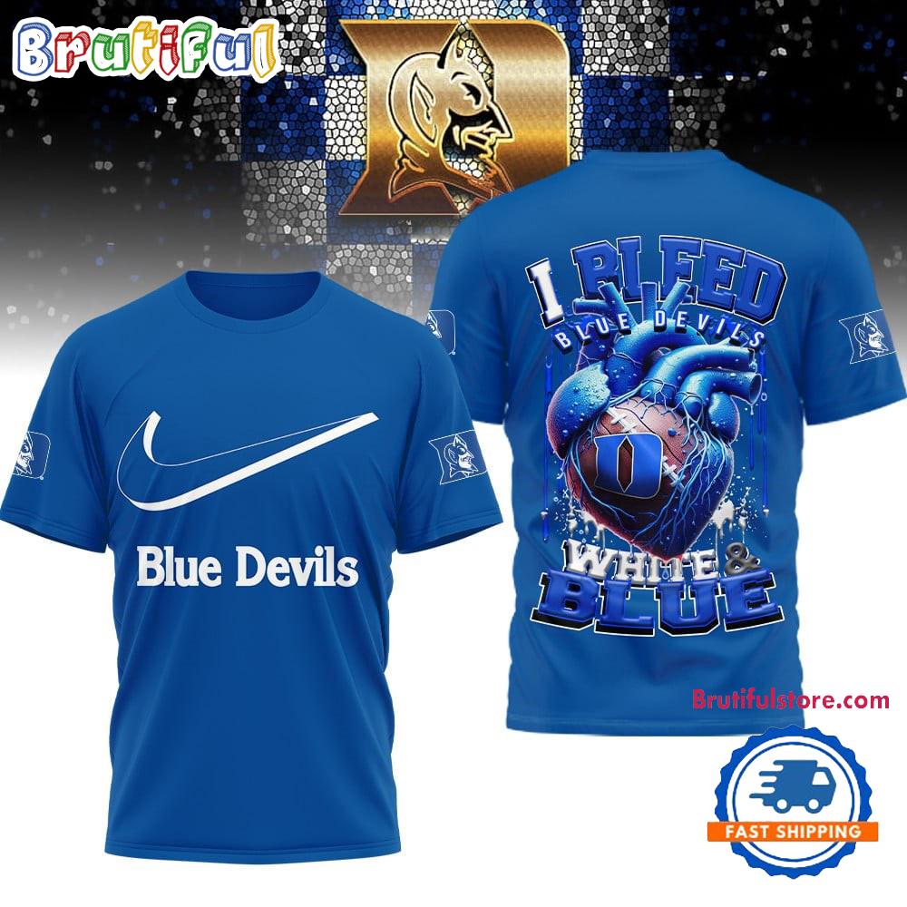 Sportswearmerch Duke Blue Devils NCAA I Bleed T-shirt For Fan