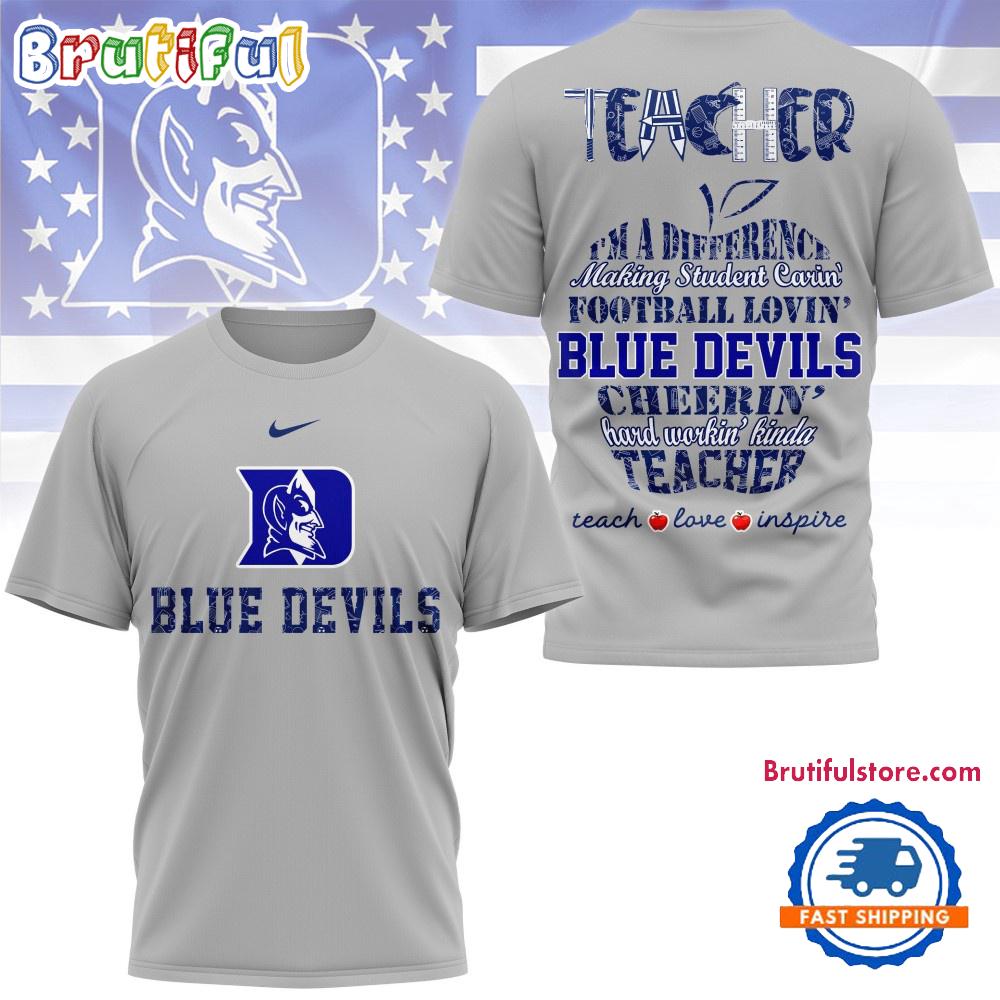 Sportswearmerch Duke Blue Devils NCAA Teacher Pride 2025 T-Shirt For Fan