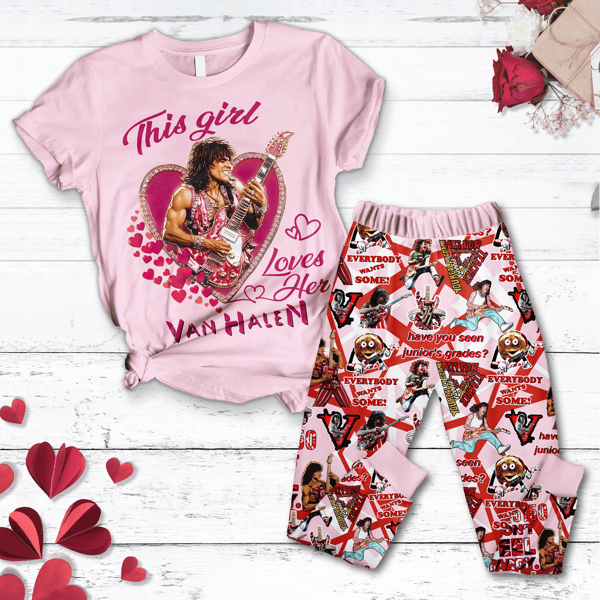 Sportswearmerch Eddie Van Halen Pajamas Full Set Gifts For Fans