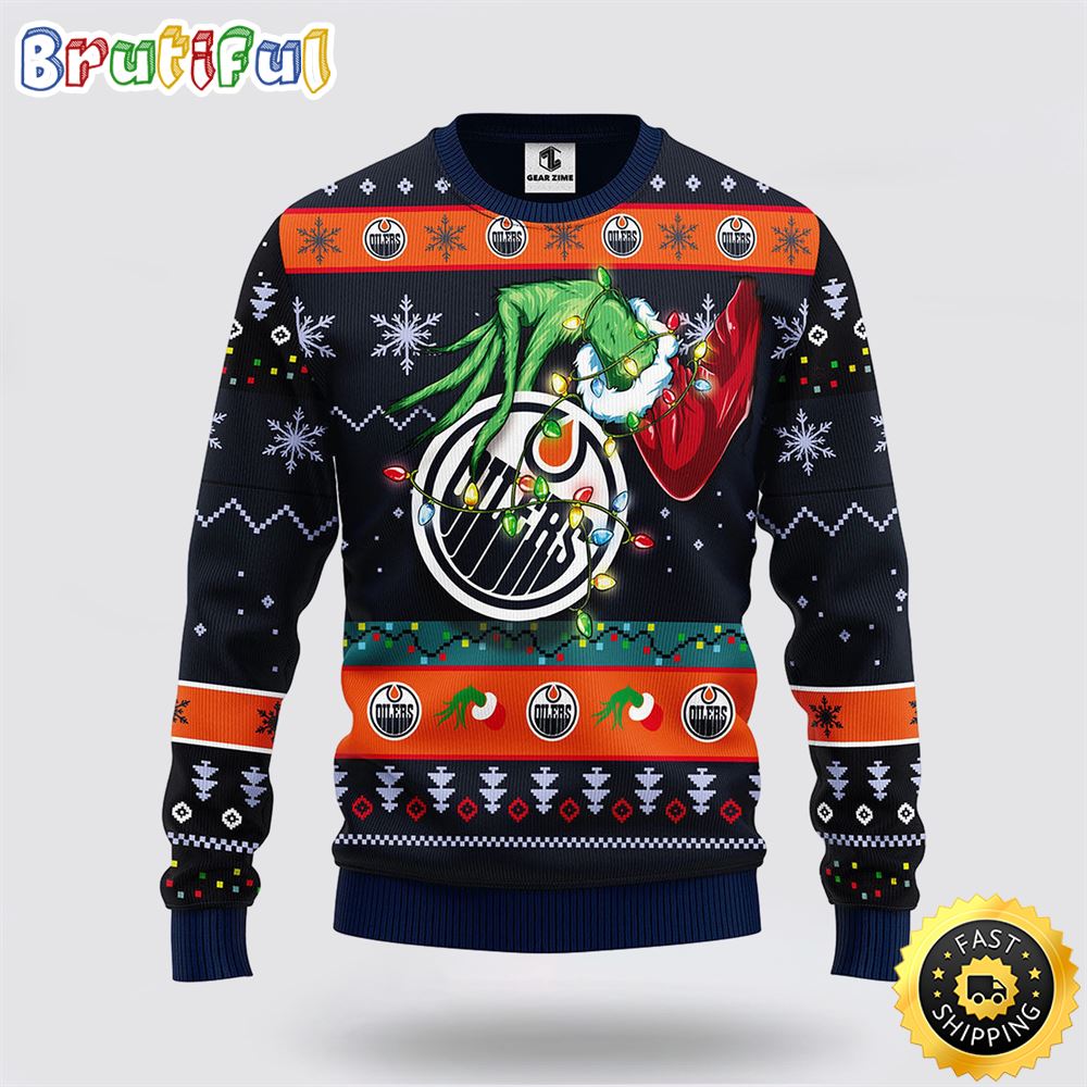 Sportswearmerch Edmonton Oilers NHL Christmas Sweater For Fan