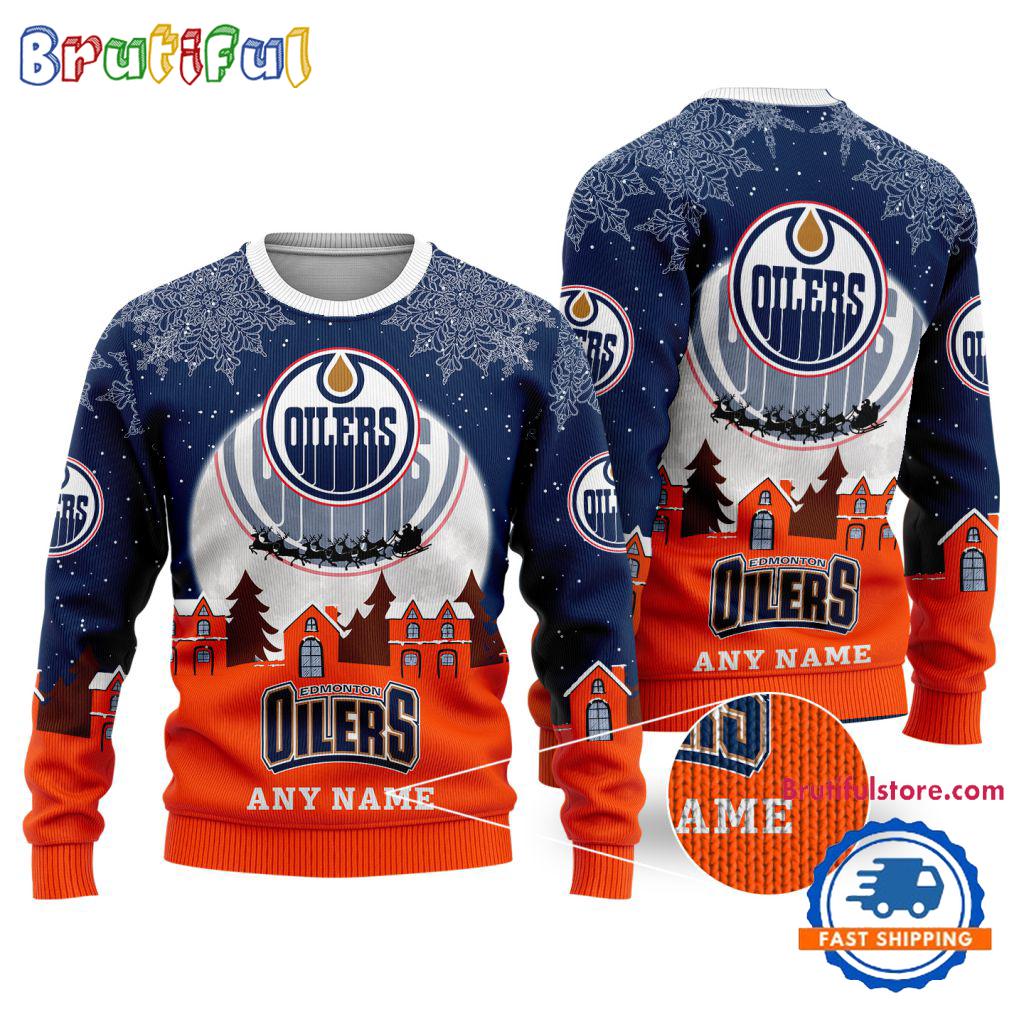 Sportswearmerch Edmonton Oilers NHL Christmas Sweater For Fan