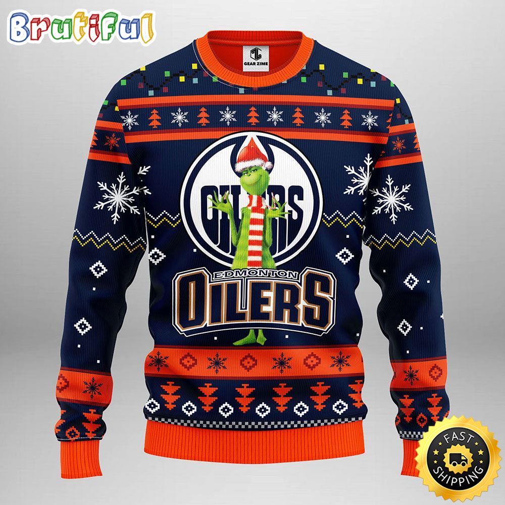 Sportswearmerch Edmonton Oilers NHL Christmas Sweater For Fan