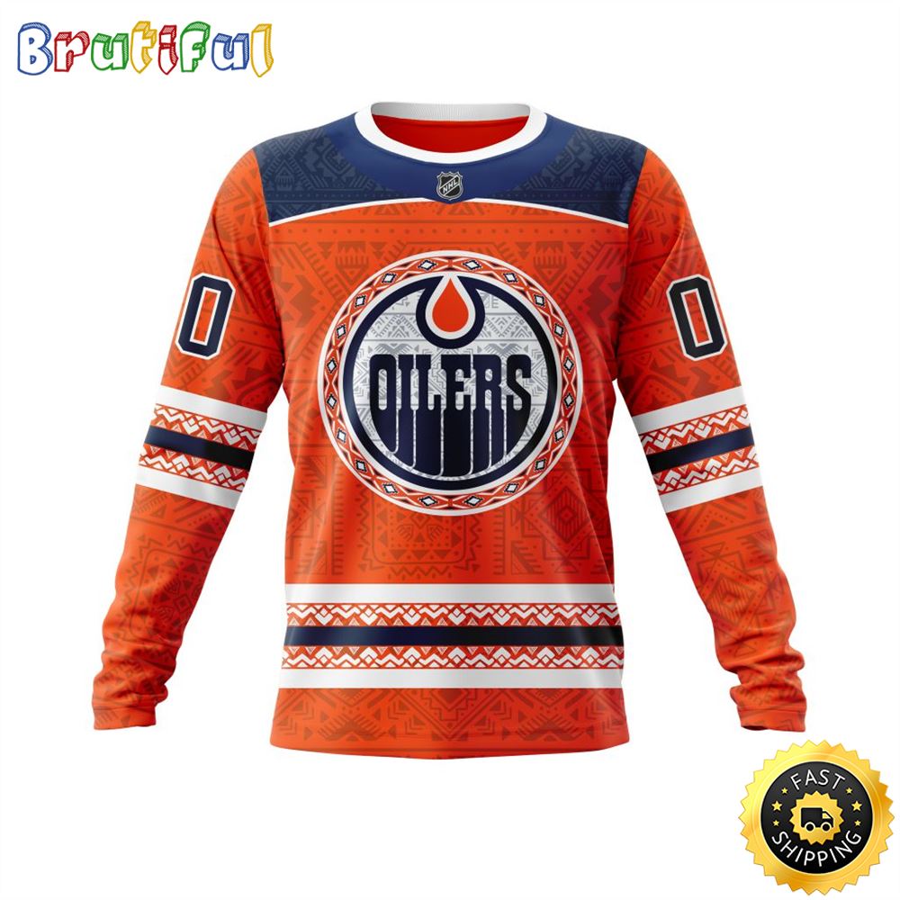 Sportswearmerch Edmonton Oilers NHL Personalized Sweater For Fan