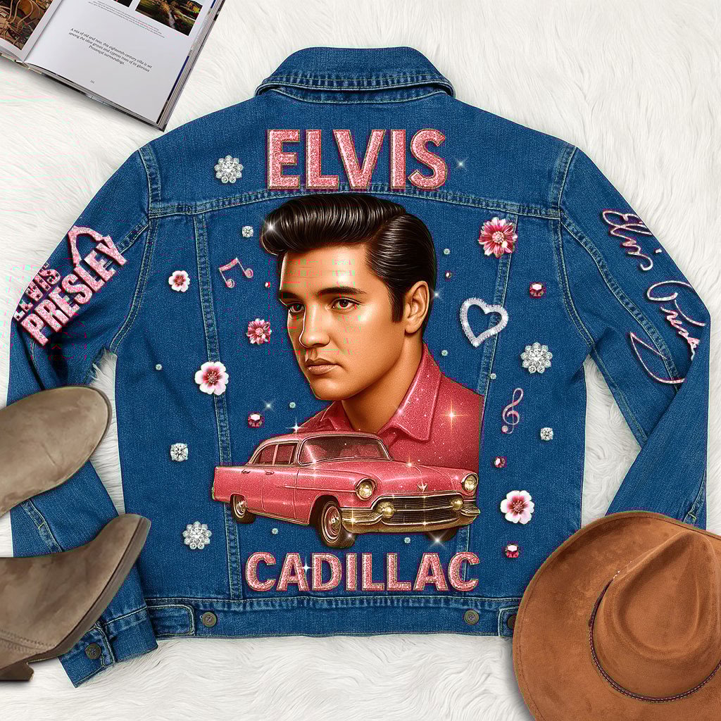Sportswearmerch Elvis Denim Jacket Gift For Fans