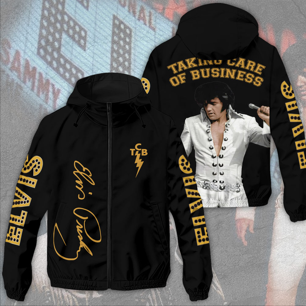 Sportswearmerch Elvis Presley Music Windbreaker Jacket For Fan